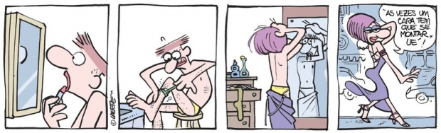 A personagem Muriel, desenvolvida por Laerte, dialoga com a trajetória pessoal da cartunista e sua transição de gênero