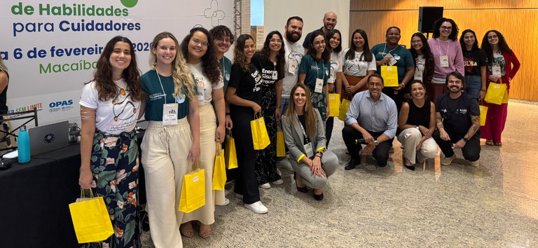 grupo posa para foto após treinamento no Rio Grande do Norte