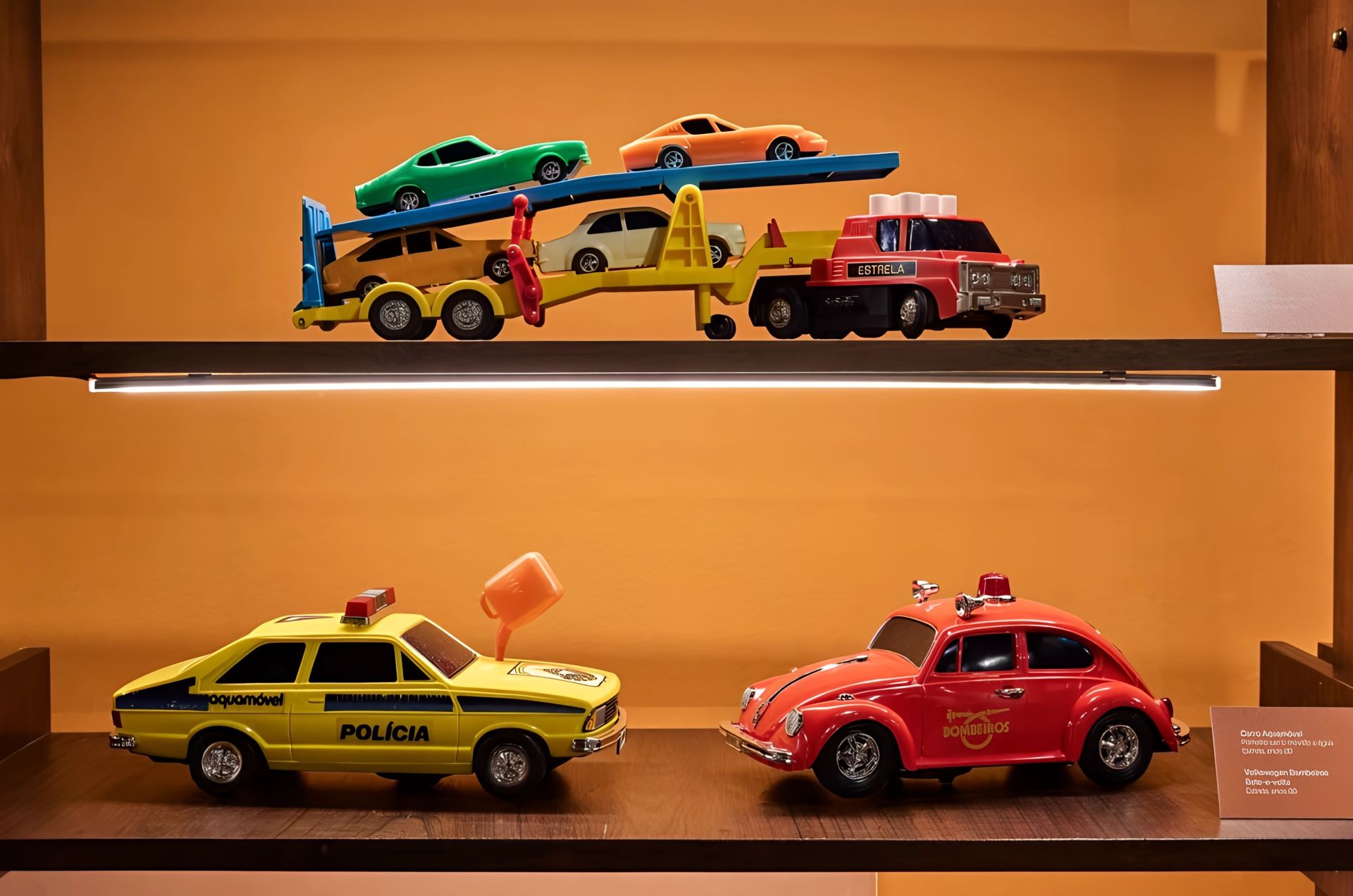 Exposição de brinquedos antigos no Farol Santander