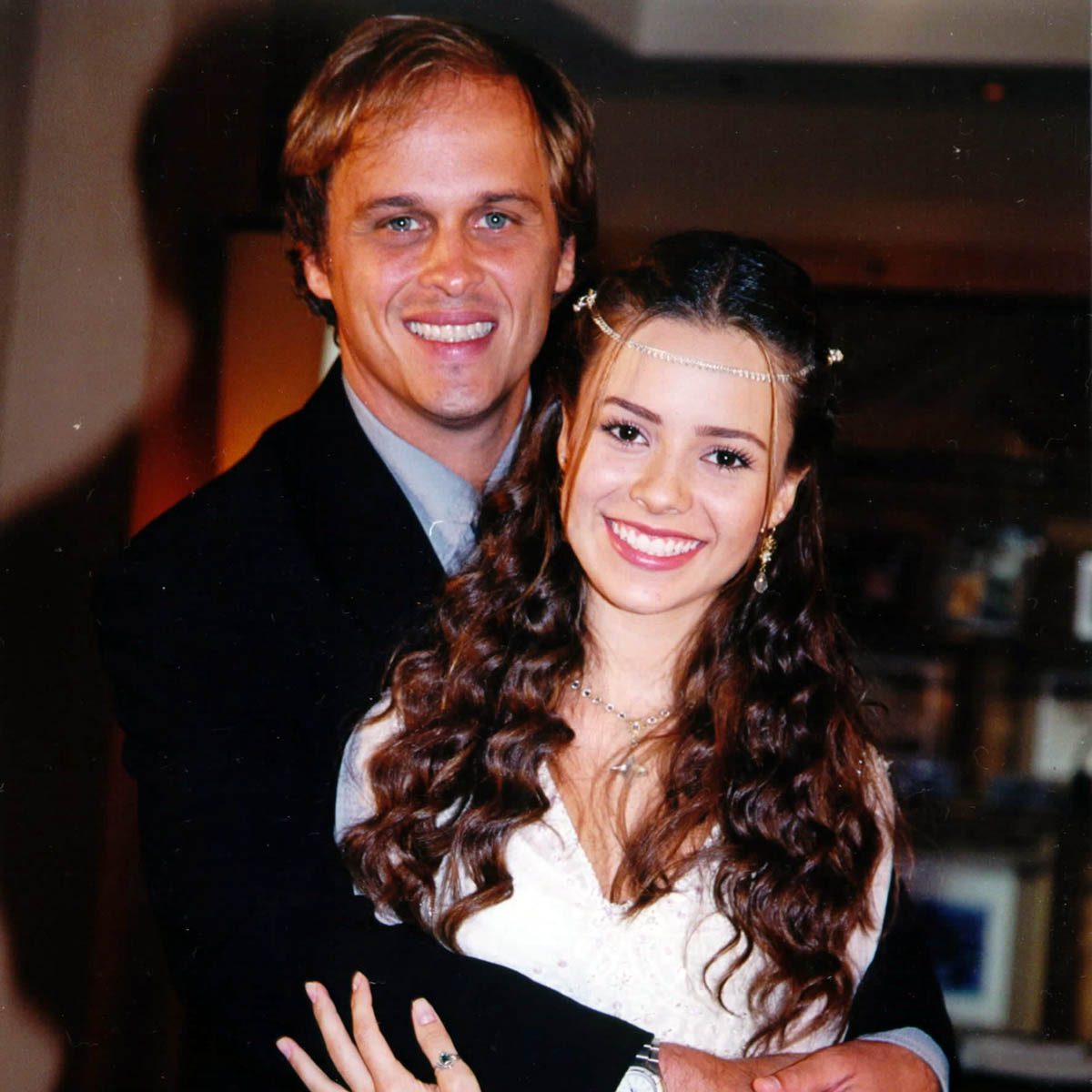 Sandy e Guilherme Fontes durante cenas da novela Estrela-Guia - Foto: Cristiana Isidoro/Globo 