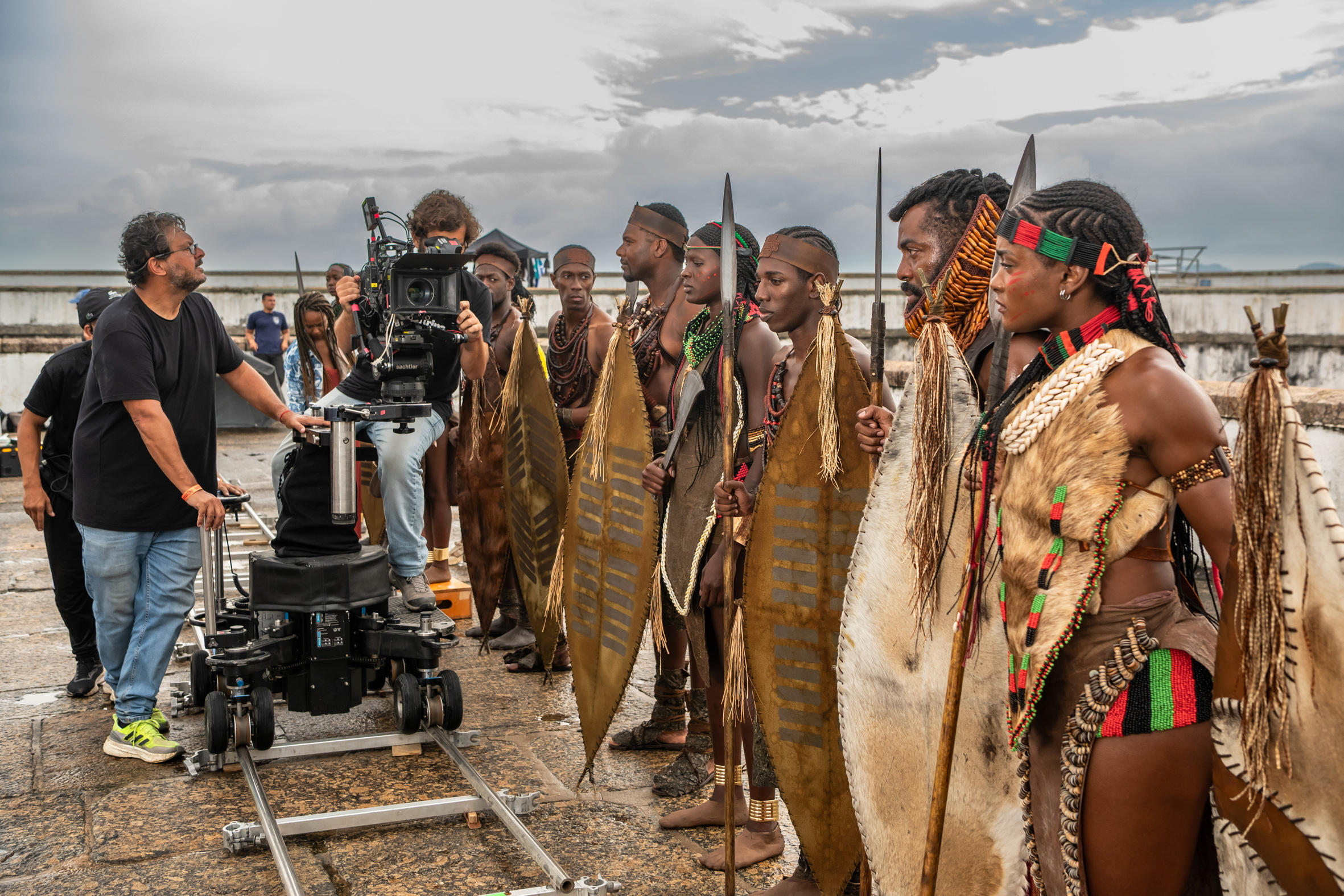 Bastidores das gravações do reino africano de ‘A Nobreza do Amor’