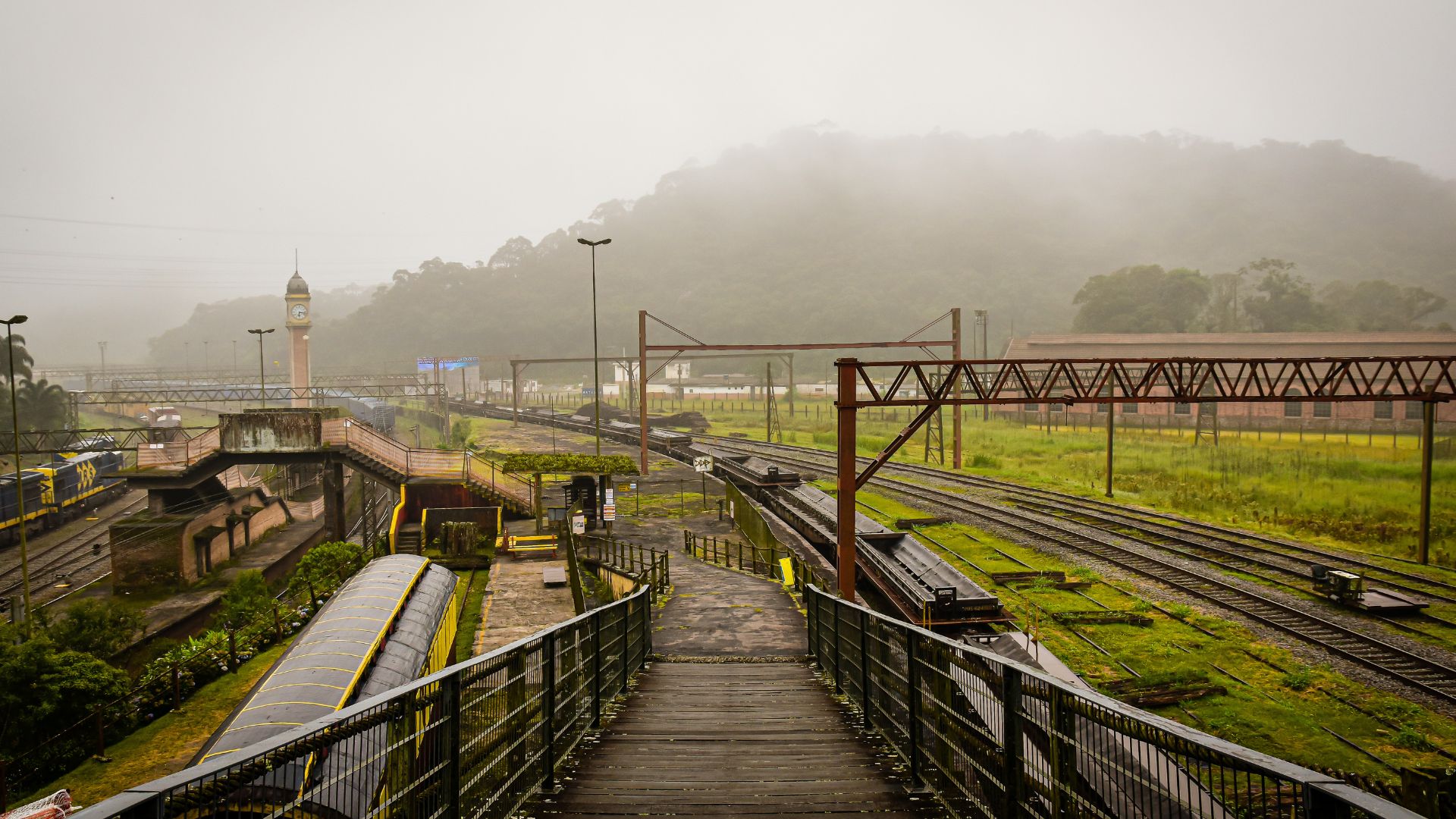 Neblina de Paranapiacaba costuma surgir no período da tarde