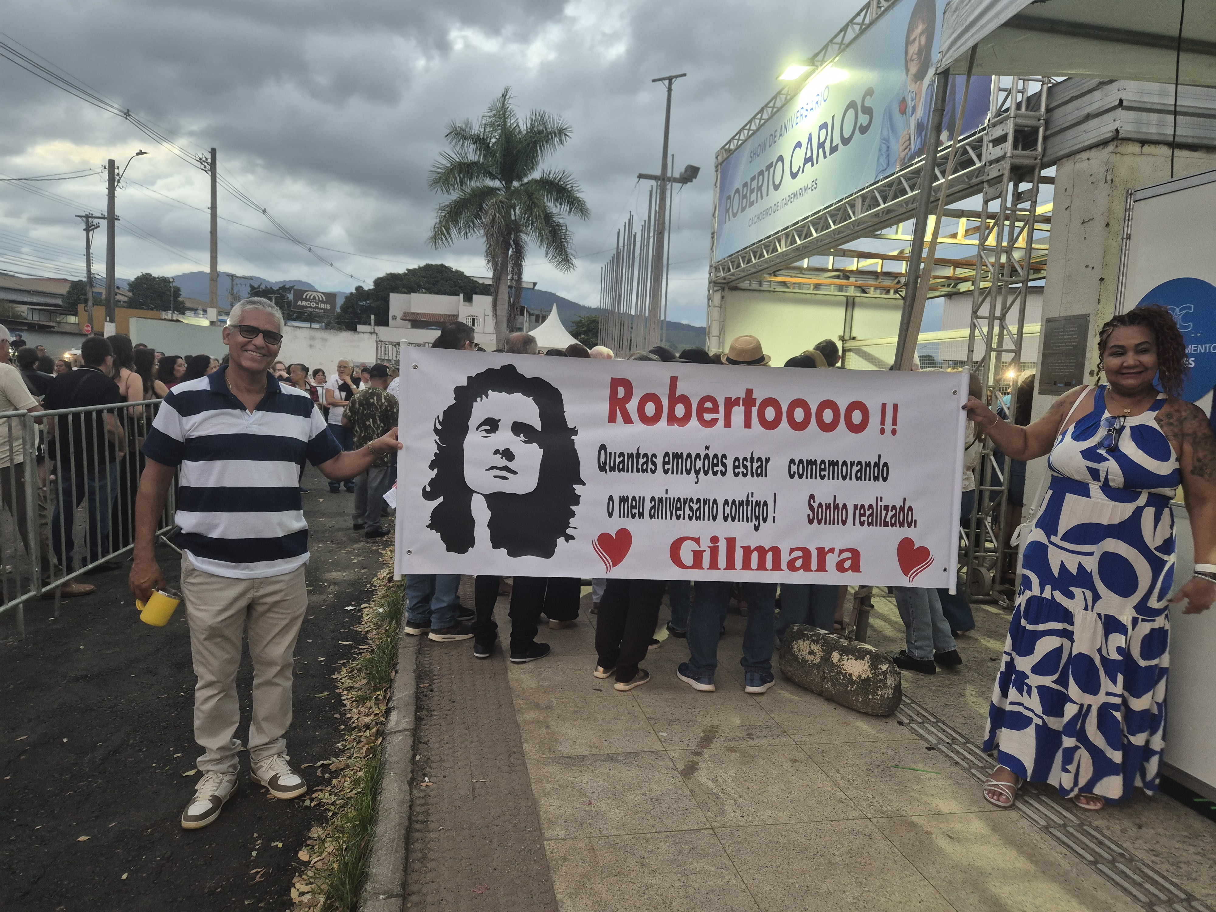 faixa de fã do Roberto Carlos