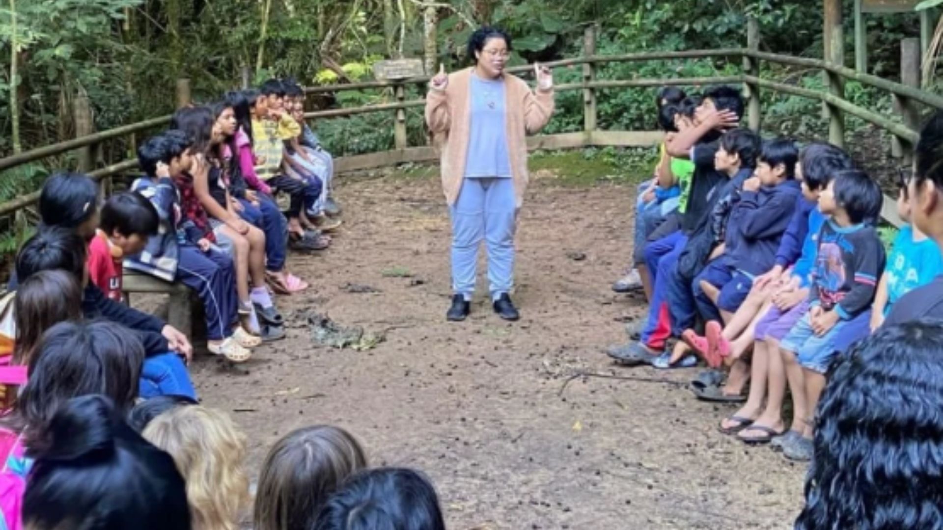 Escola Estadual Indígena Djekupe Amba Arandy, em Jaraguá