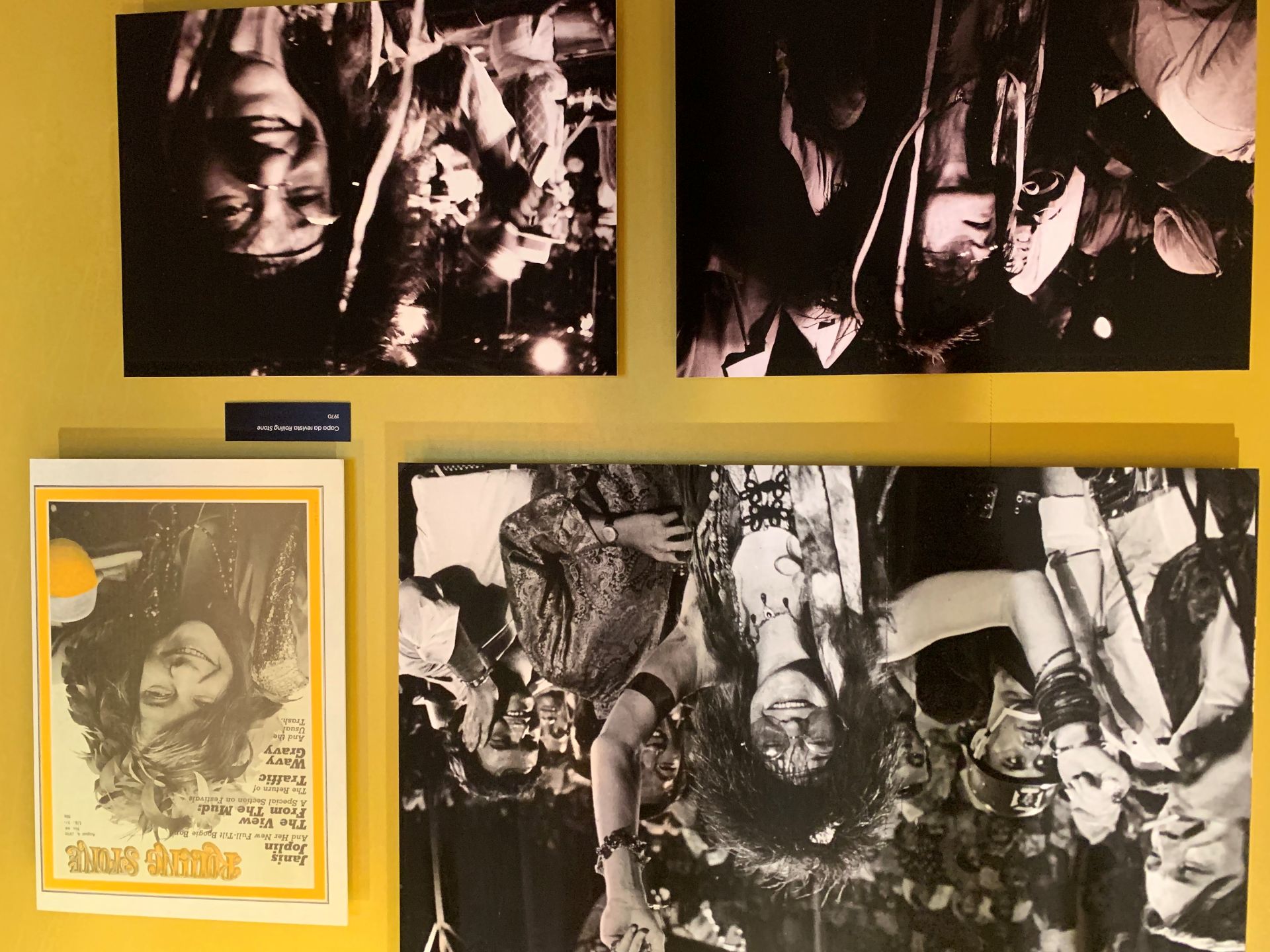 Fotos de Janis Joplin se divertindo no Carnaval