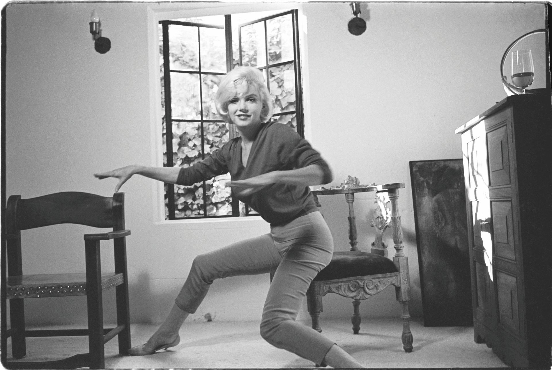 Marilyn Monroe em ensaio fotográfico P&B