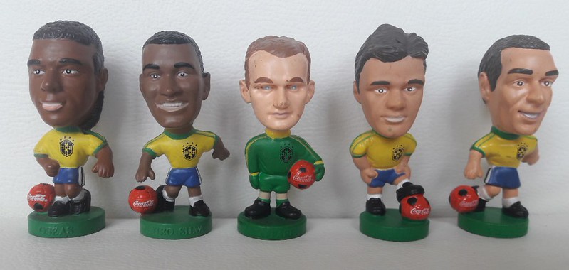 Trio especial de minicraques, promoção da Coca-Cola