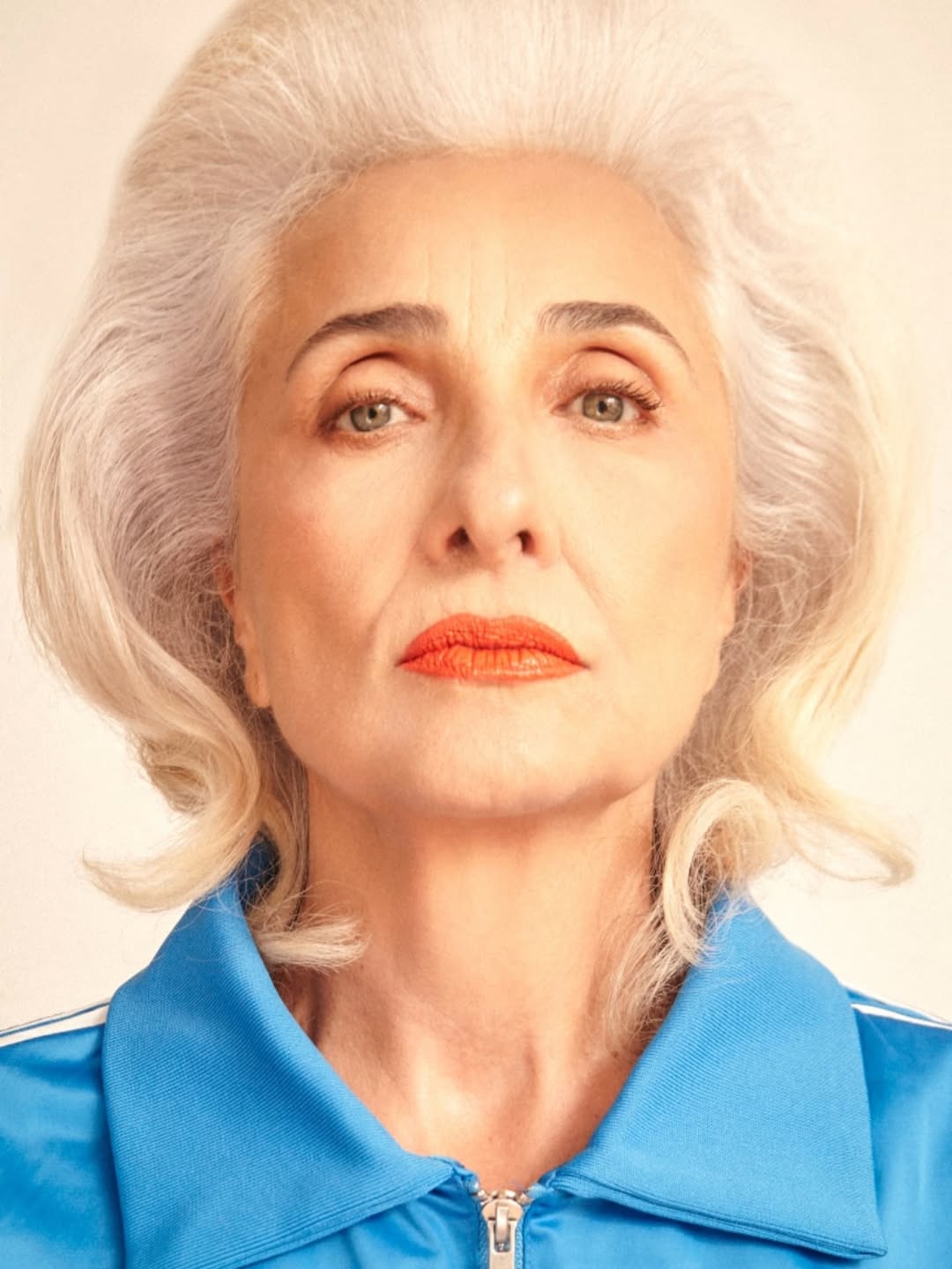 A modelo Vita Christoffel, de 63 anos