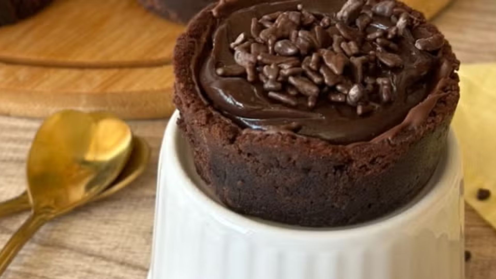 Tartelete de Brownie para o Dia das Mães