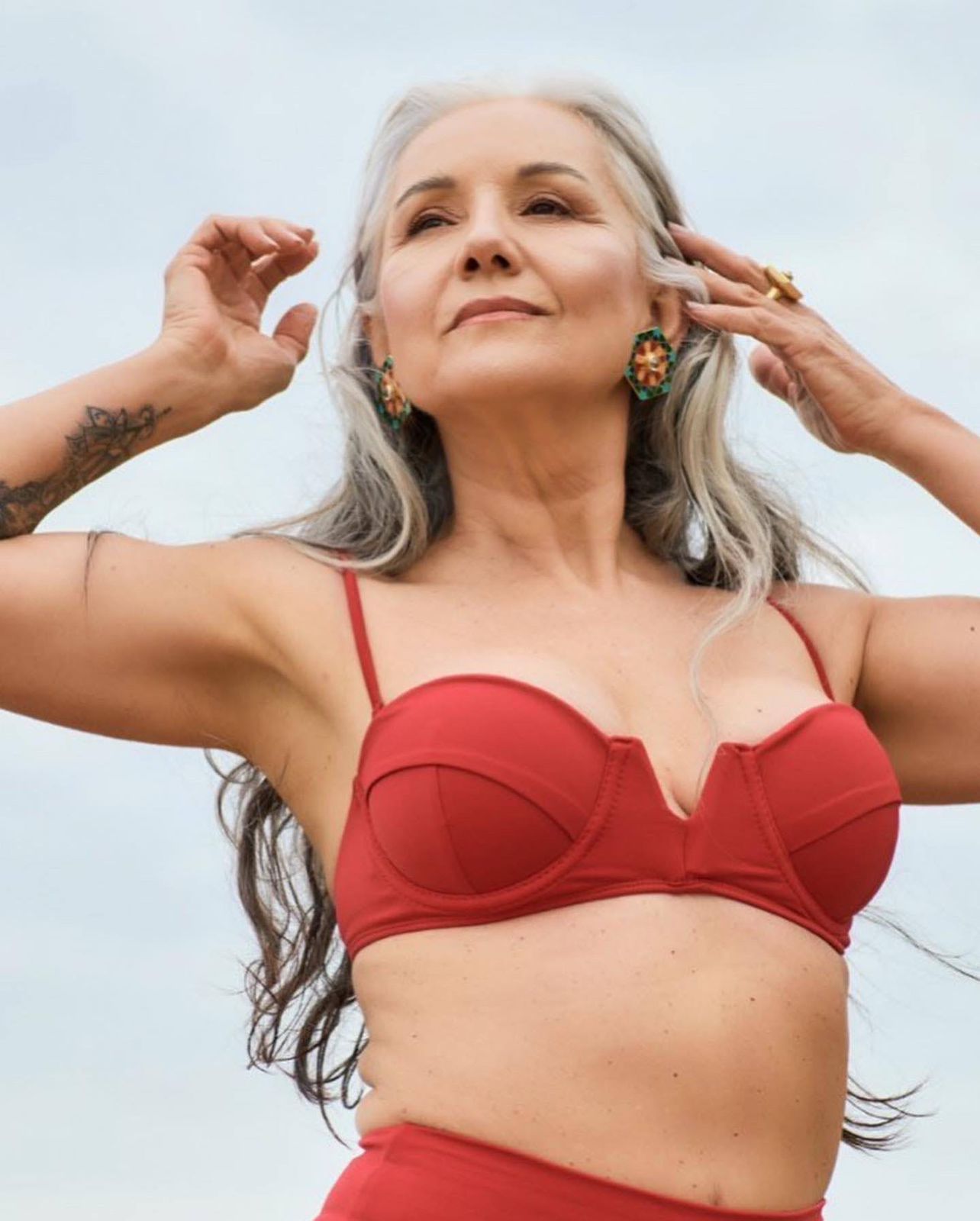 a modelo Udi Zanettini, de 66 anos