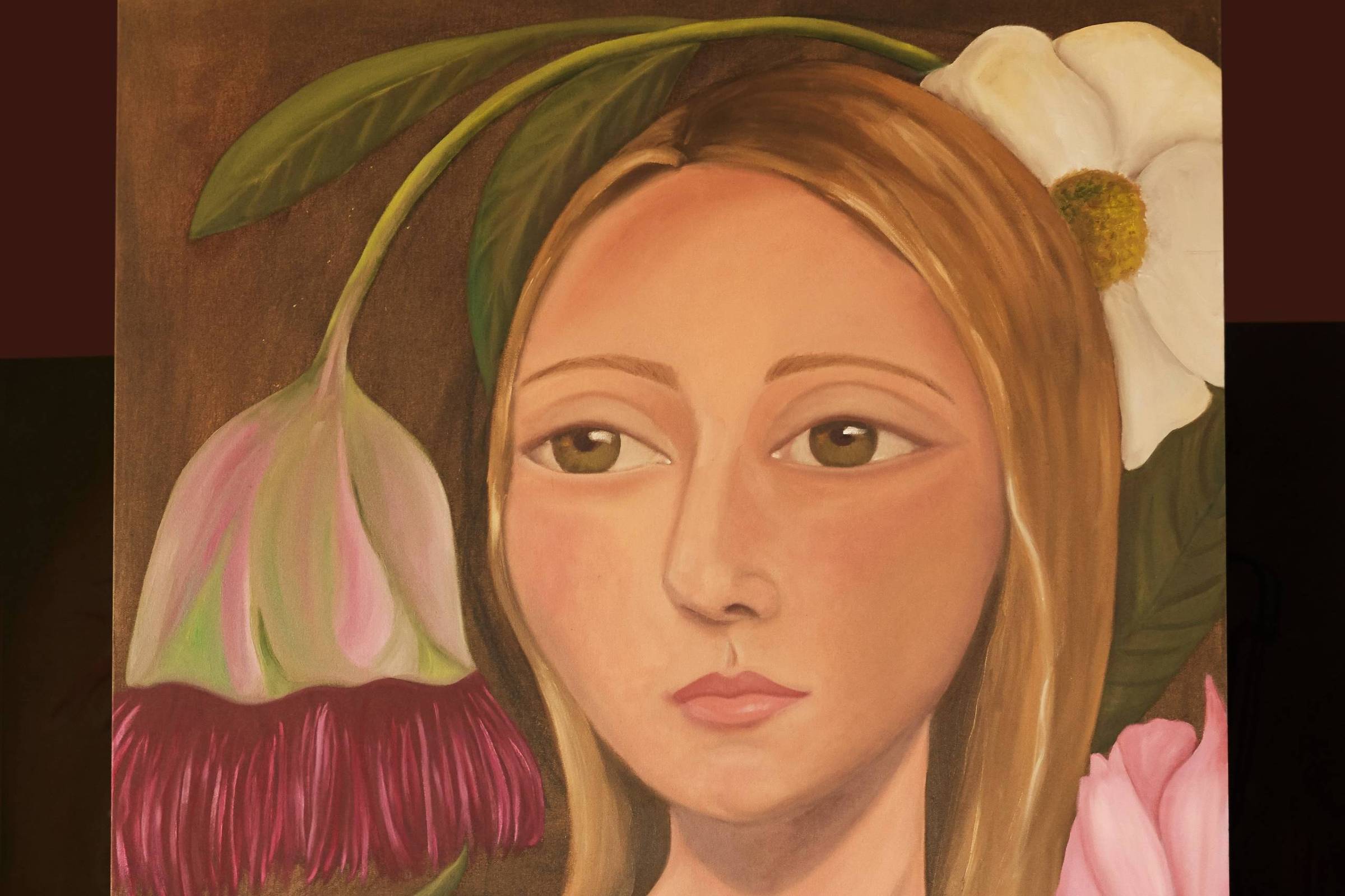 Obra "Flor de Lily" na mostra Florações