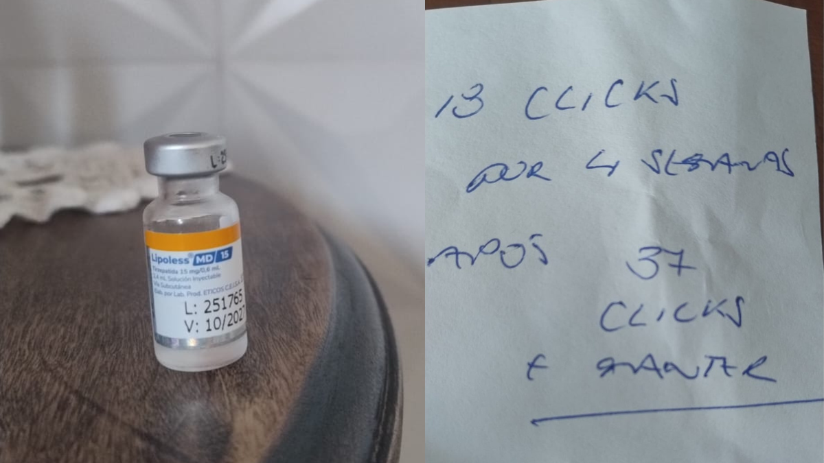 ampola de tirzeptida e receituário caseiro