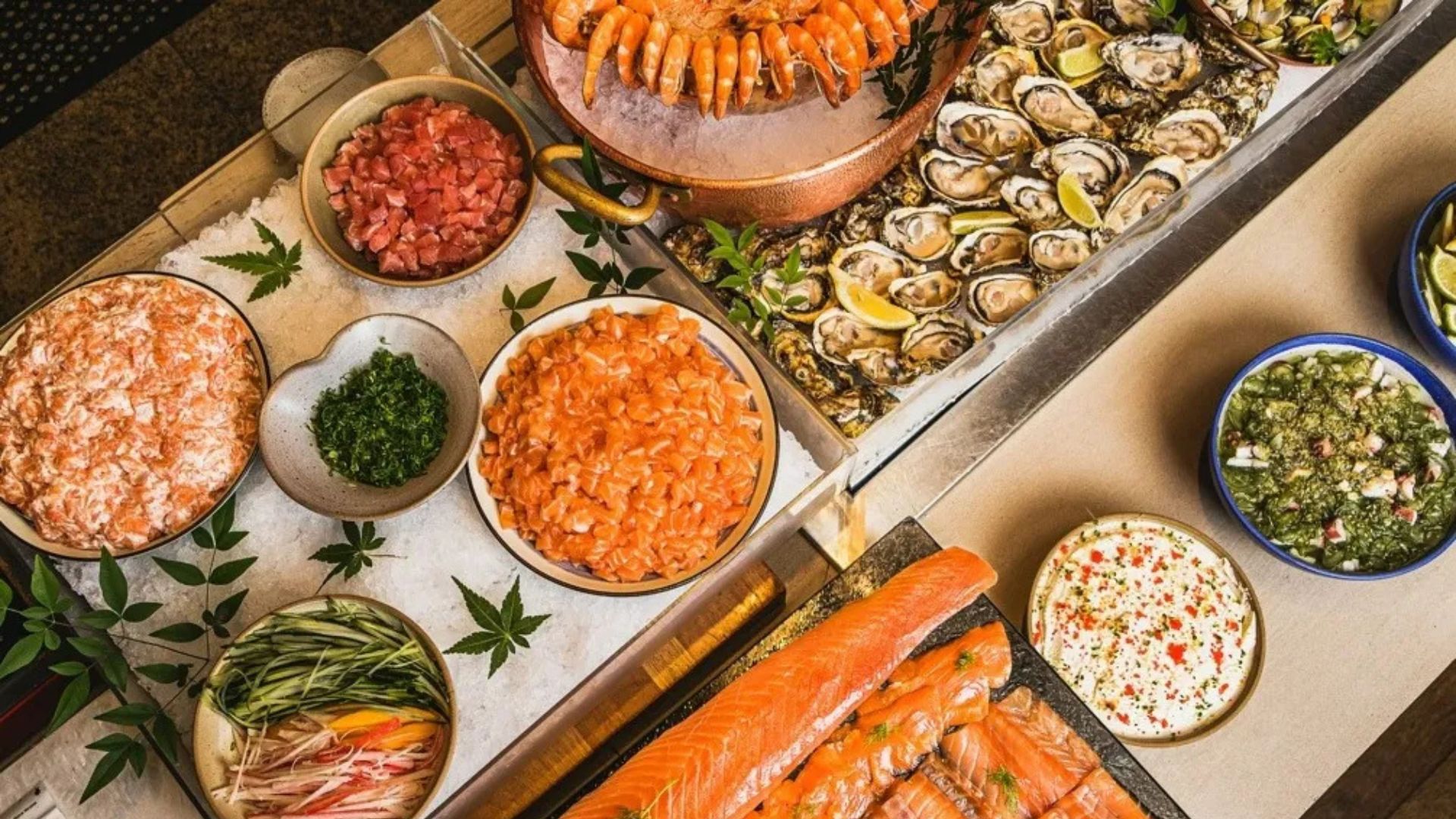 Brunch do Grand Hyatt São Paulo oferece opções de frutos do mar