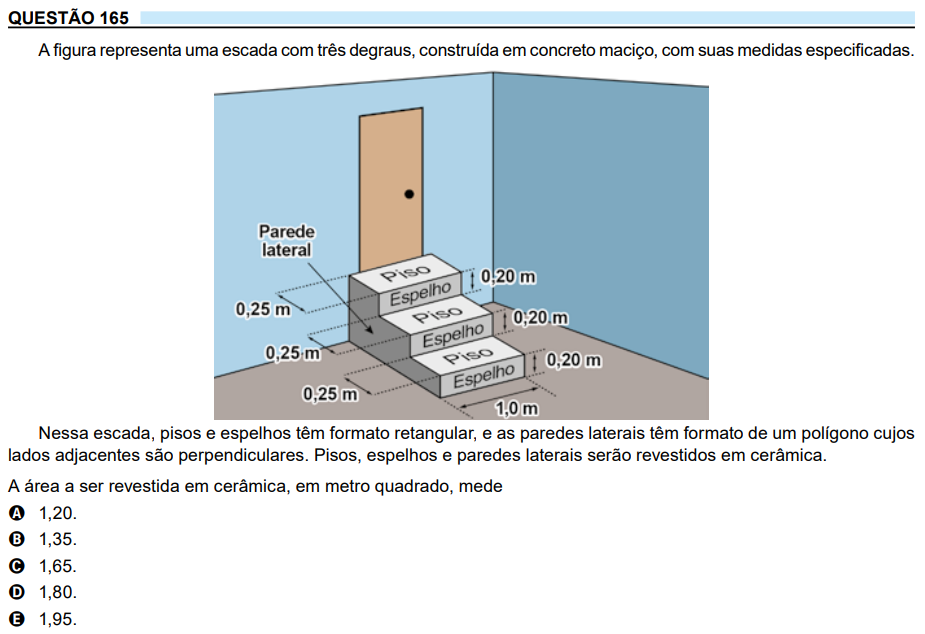 xemplo de questão do Enem - Divulgação International Schools Partnership