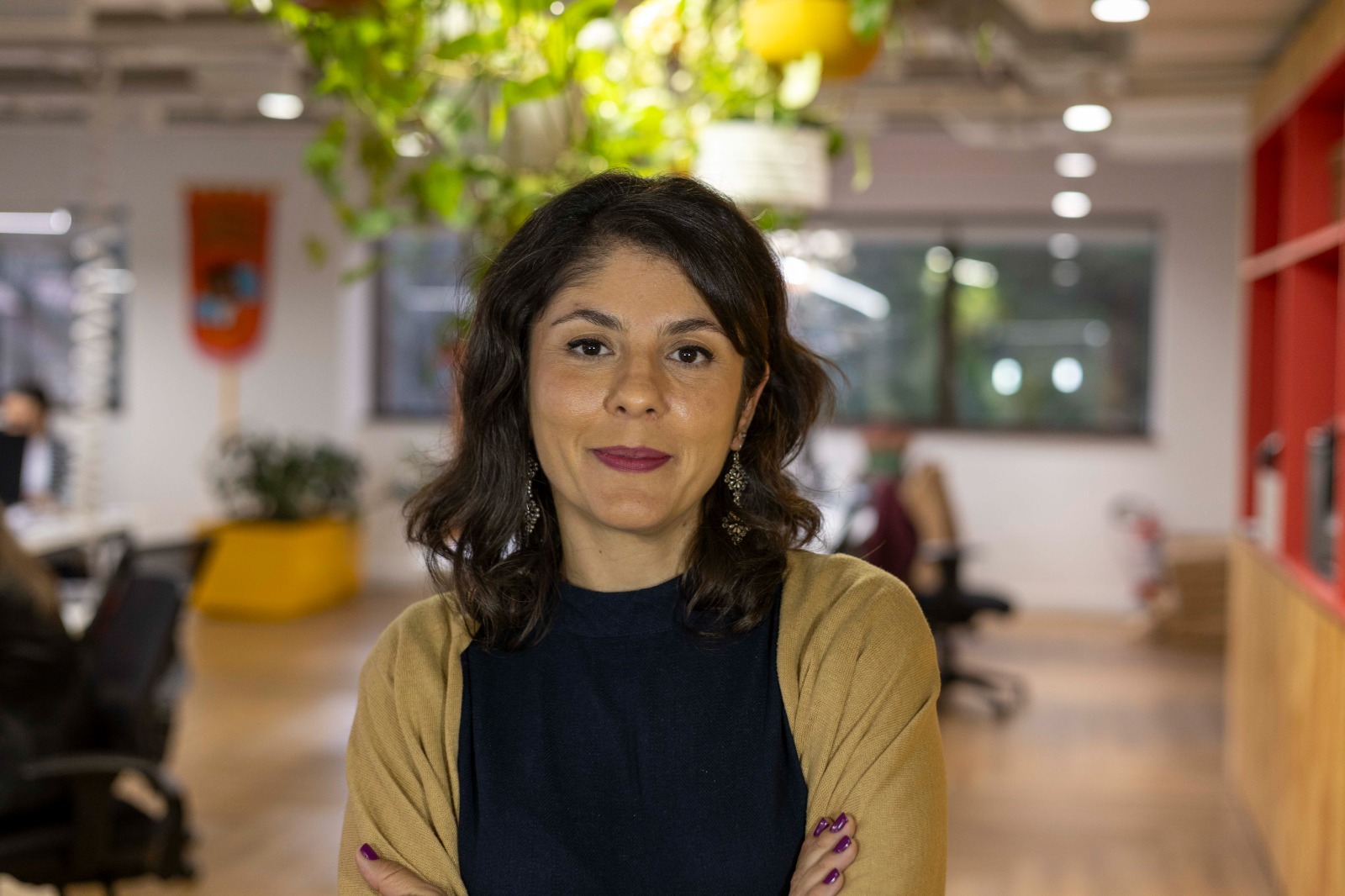 Foto da Marina Fragata em escritório