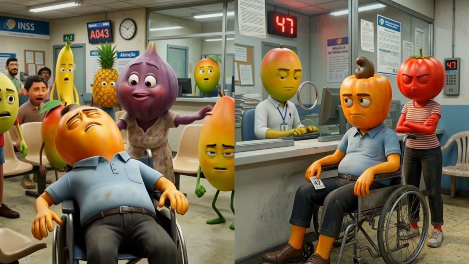 Novelinhas de frutas feitas com IA viralizaram nas redes sociais