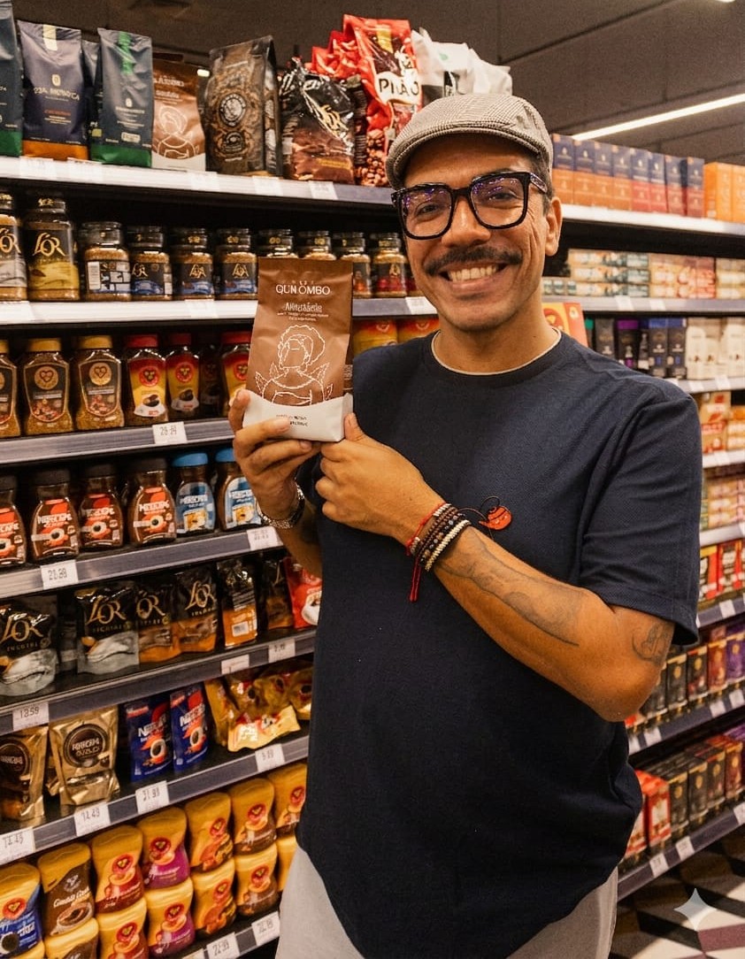 Danilo Negrete criou a marca Café Quilombo para reforçar a importância do empreendedorismo negro