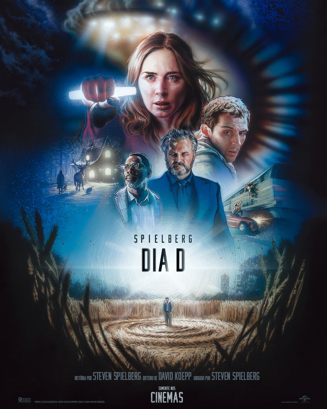 Nova arte do filme traz uma colagem de rostos dos atores do filme
