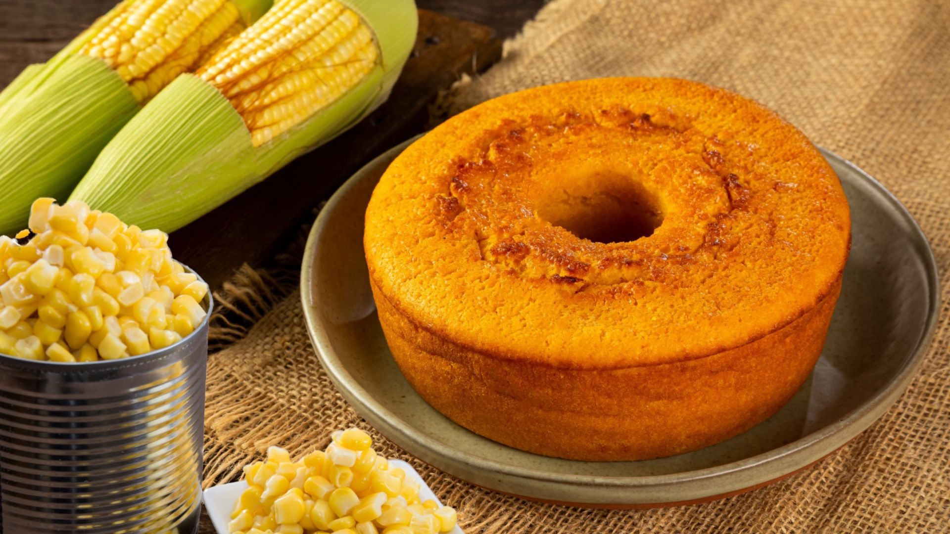 bolo de milho junino