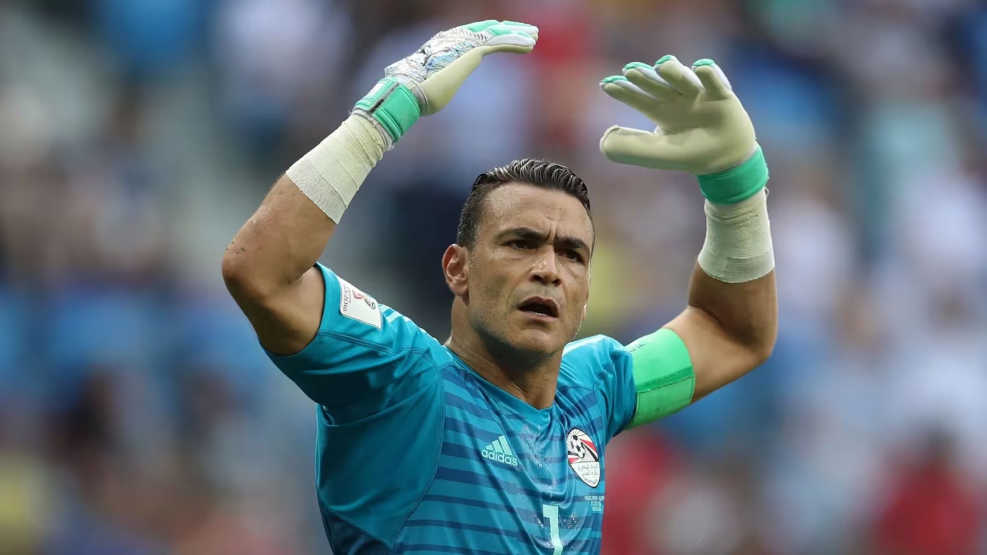Essam El Hadary, jogador mais velho a disputar uma Copa