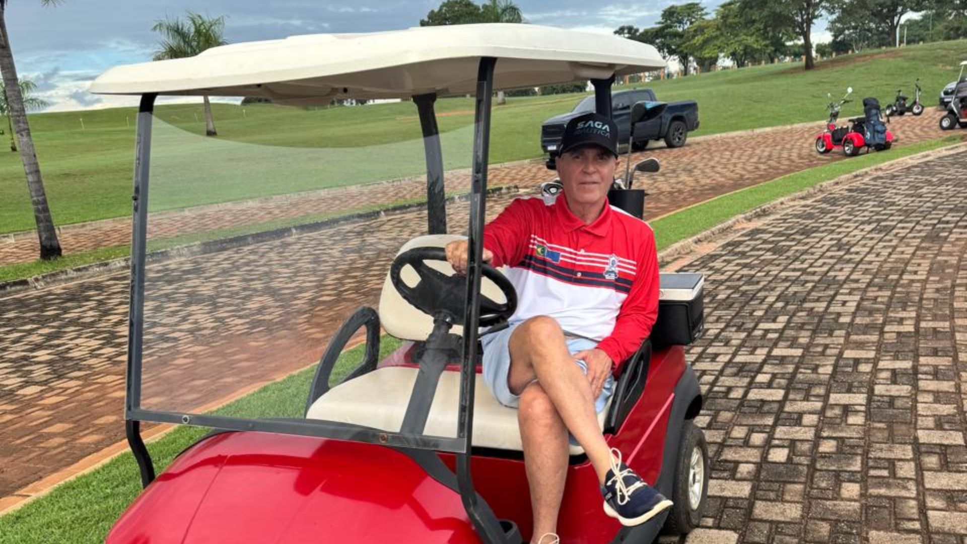 Leonardo Cairo começou a jogar golfe depois dos 50 anos