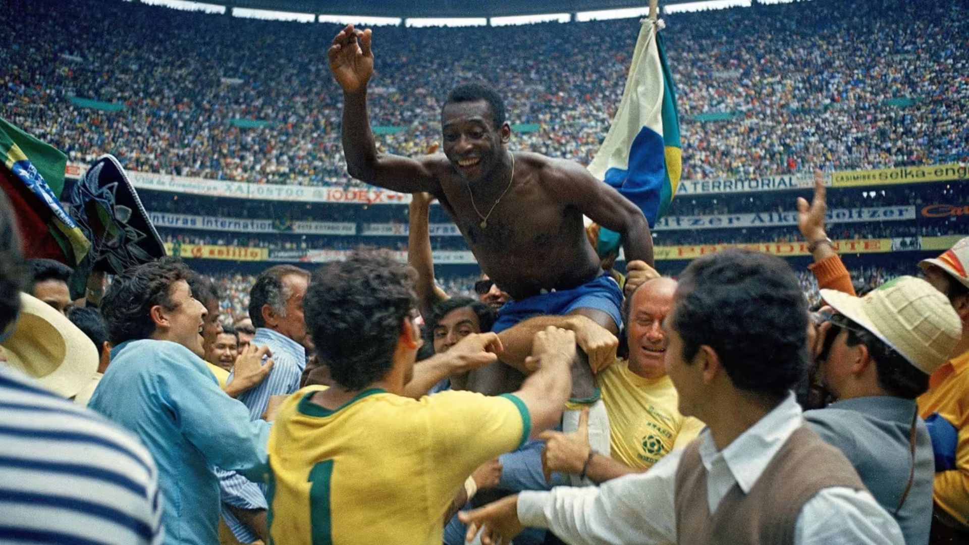 Pelé fez 12 gols em Copas do Mundo