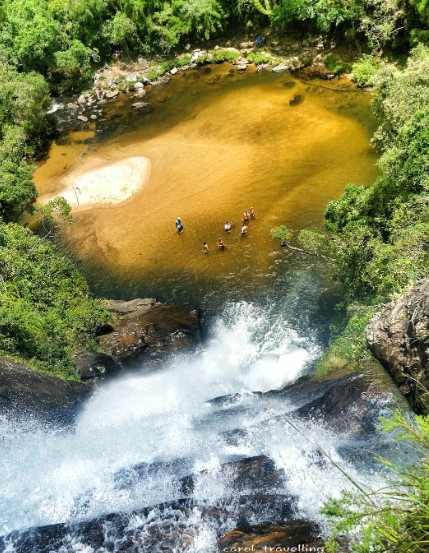 Cachoeira de Santo Isidro, em São José do Barreiro, interior de São Paulo