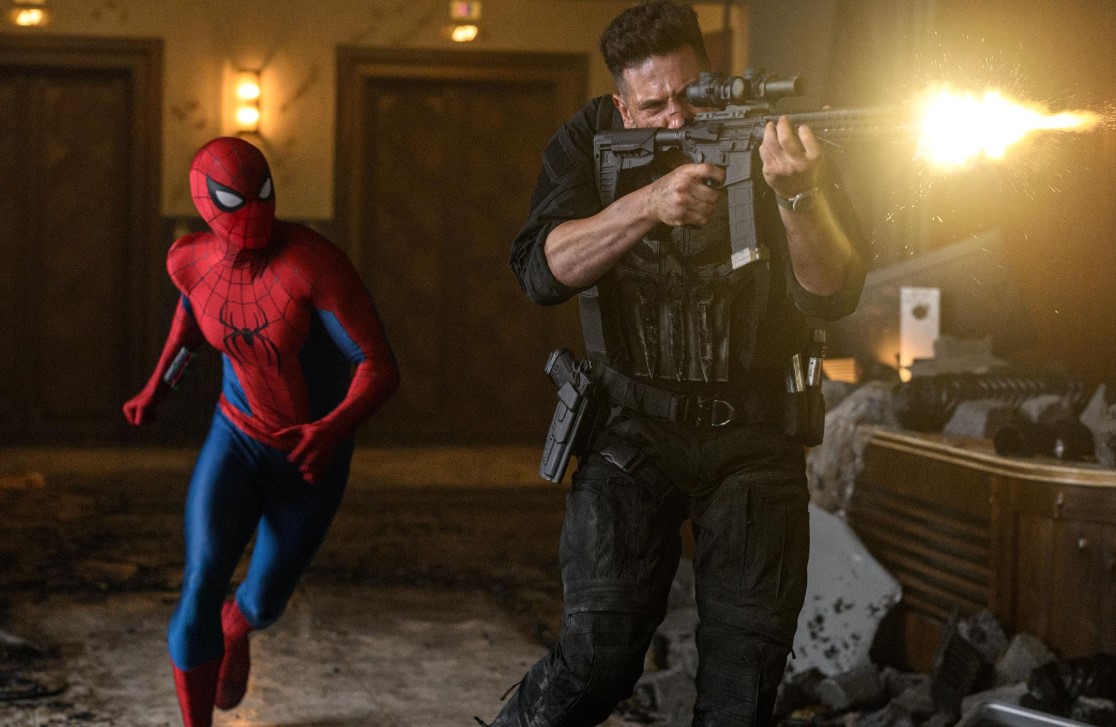Cena do filme "Homem-Aranha: Um Novo Dia"