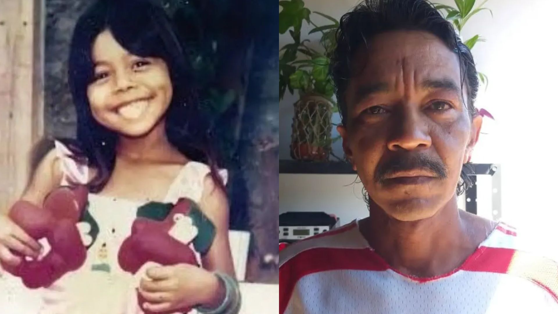 Leide e Lucimar das Neves, irmãos e vítimas do Césio-137