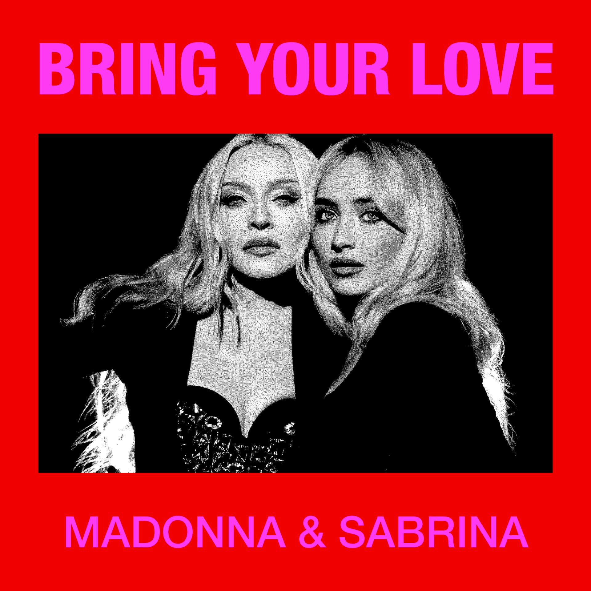 Madonna e Sabrina Carpenter estão lado a lado