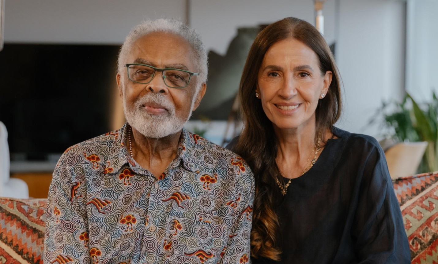 Gilberto Gil e Flora Gil na série "Meu Nome é Preta" 