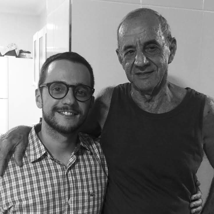 Foto do pais e filho