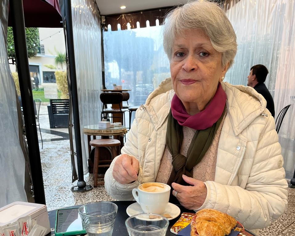 aposentada Julieta Cappellini, em foto de acervo pessoal