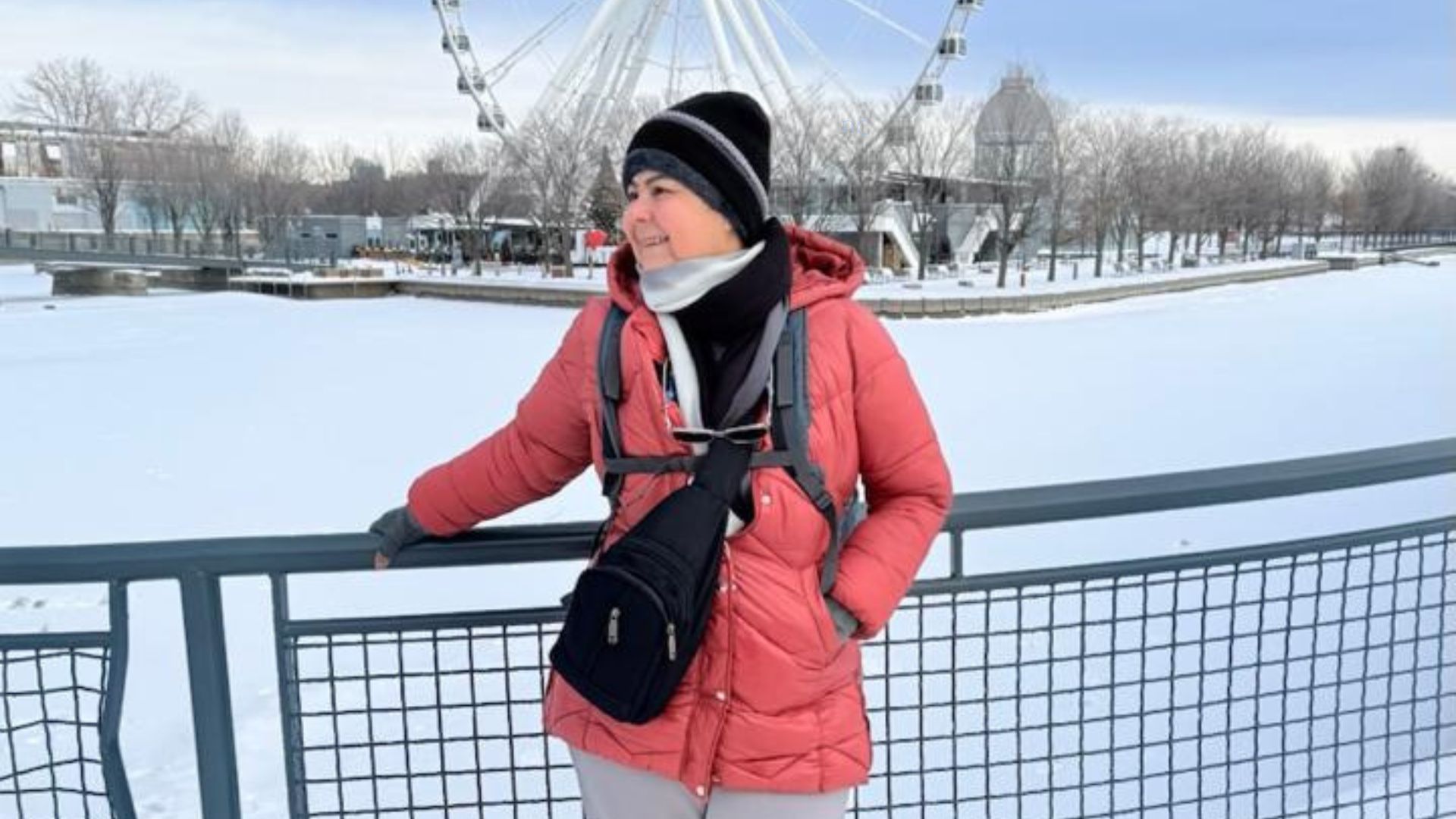 Coroa Mochileira em Montreal, no Canadá