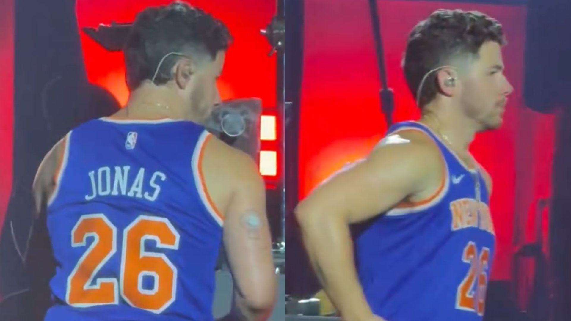 Nick Jonas faz shows usando o sensor que mede glicose em pessoas com diabetes