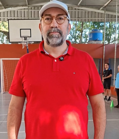 Ricardo Leme Pacheco, um dos fundadores e presidente do Walking Football Brasil