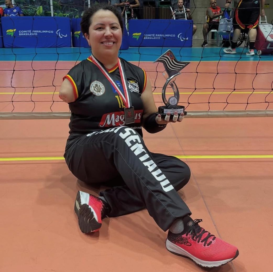 A atleta Jussara Carriel 