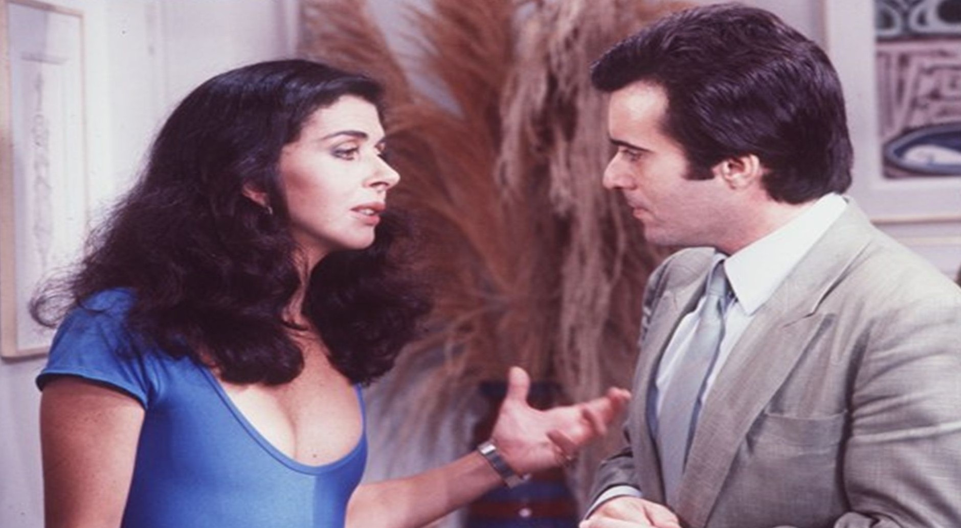Betty Faria e Tony Ramos na novela "Baila Comigo" (1981)