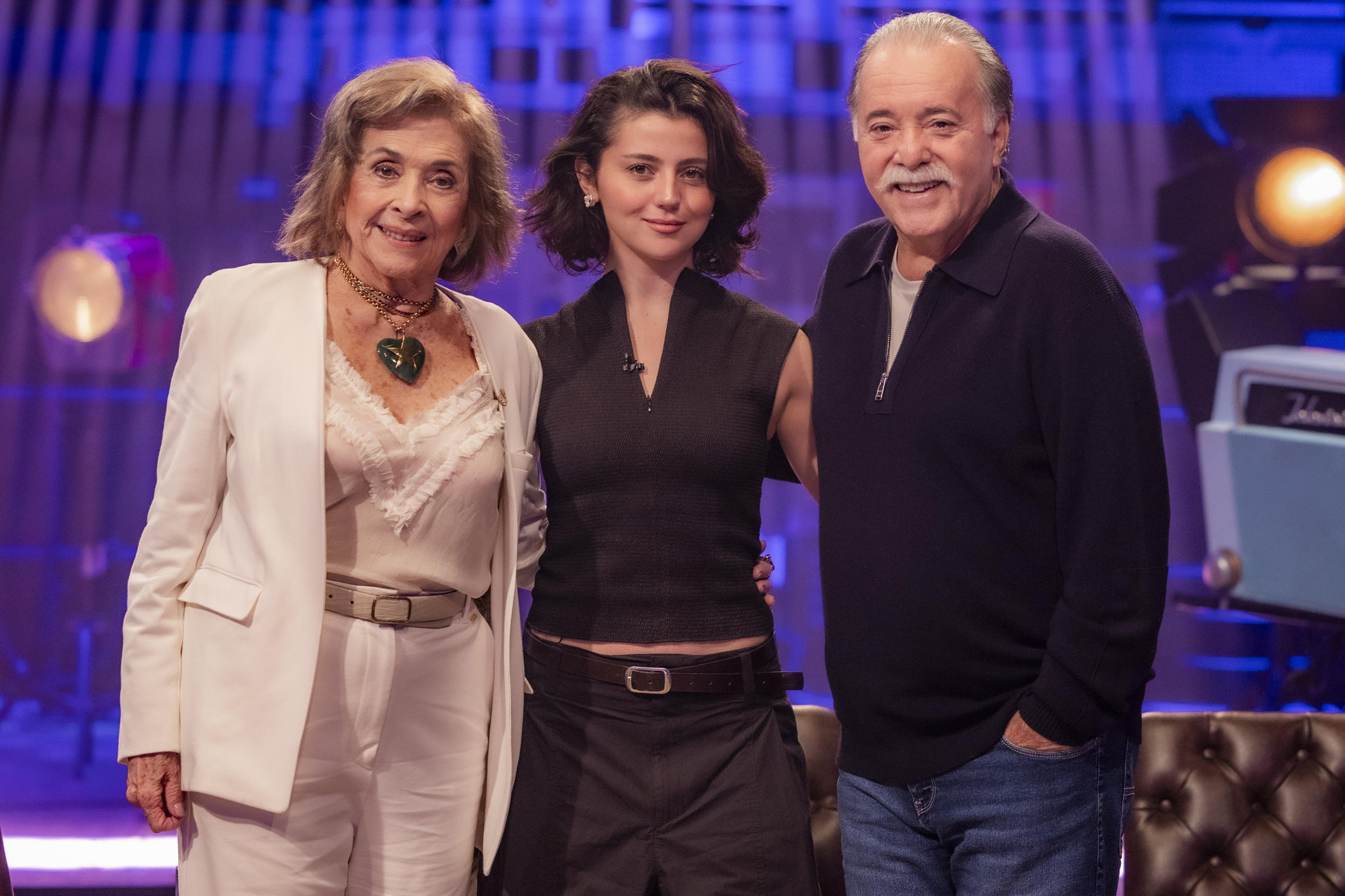 Betty Faria, Valentina Daniel e Tony Ramos são os convidados do "Conversa com Bial" desta terça