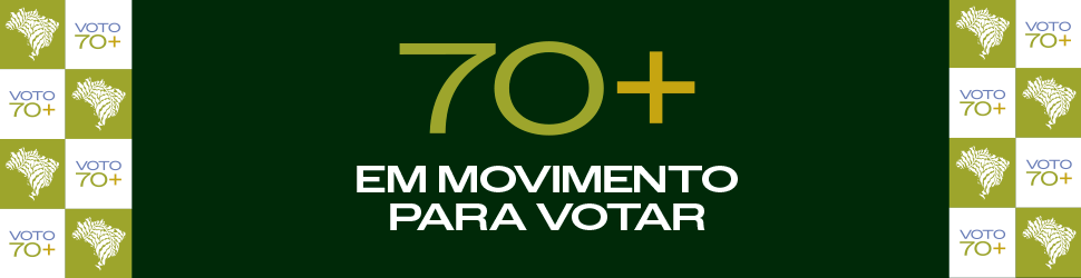 imagem promocional para campanha Voto 70+