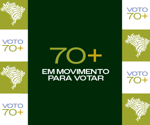 imagem promocional para campanha Voto 70+