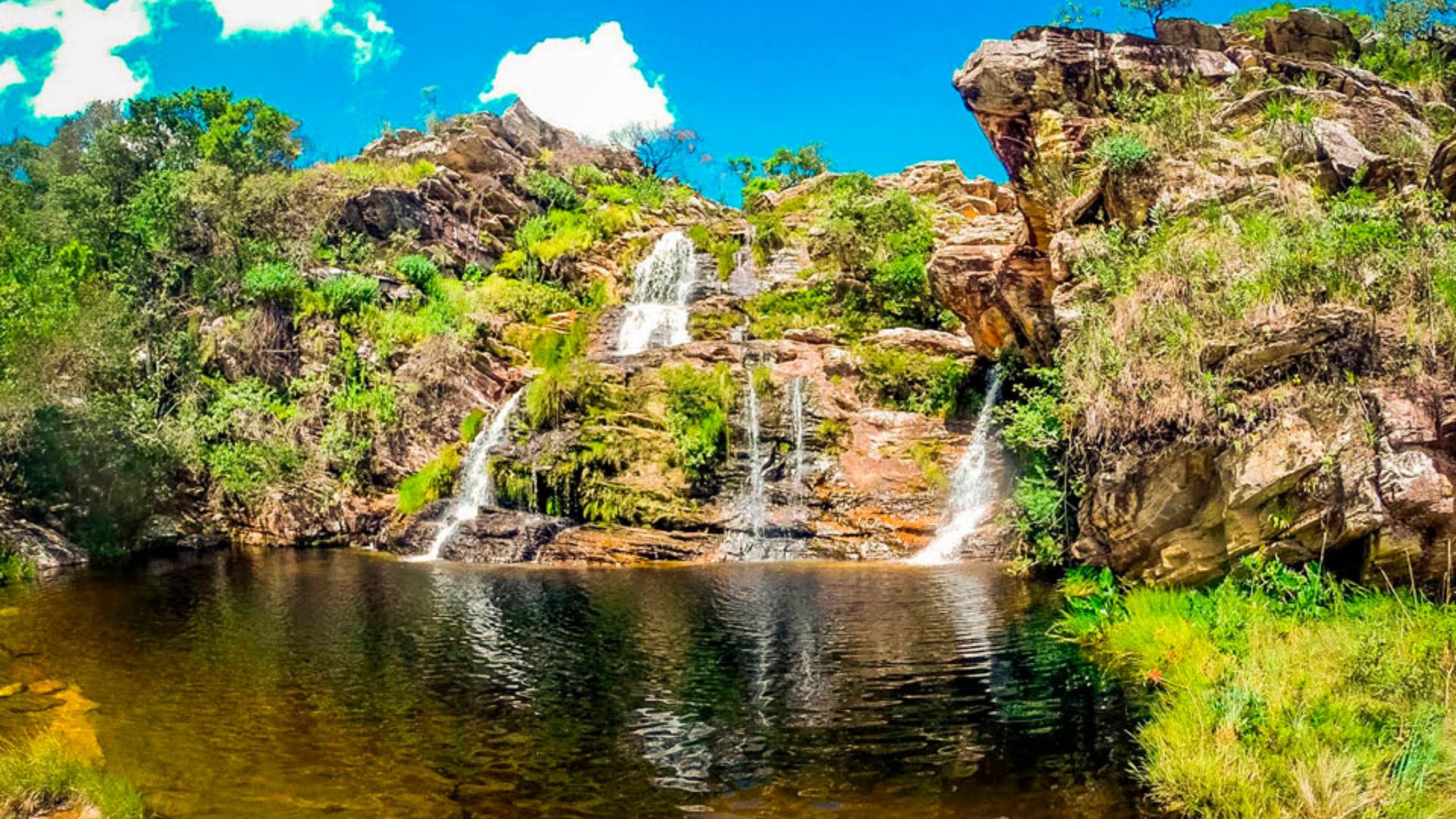 Cachoeira de Congonhas, na Serra do Cipó, Minas Gerais