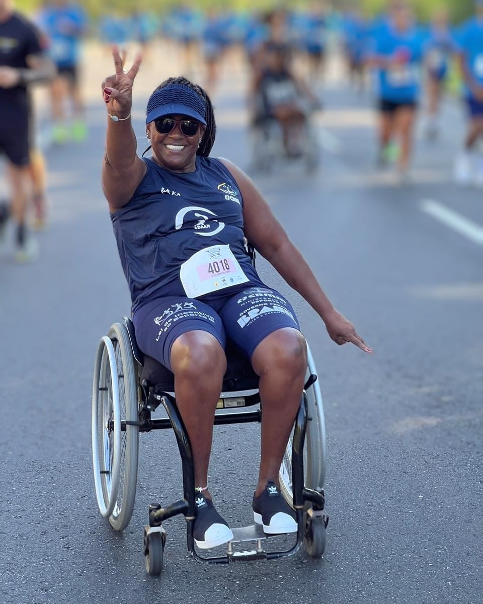 Aos 50 anos, paratleta Cristina Vieira troca o isolamento pela liberdade no esporte