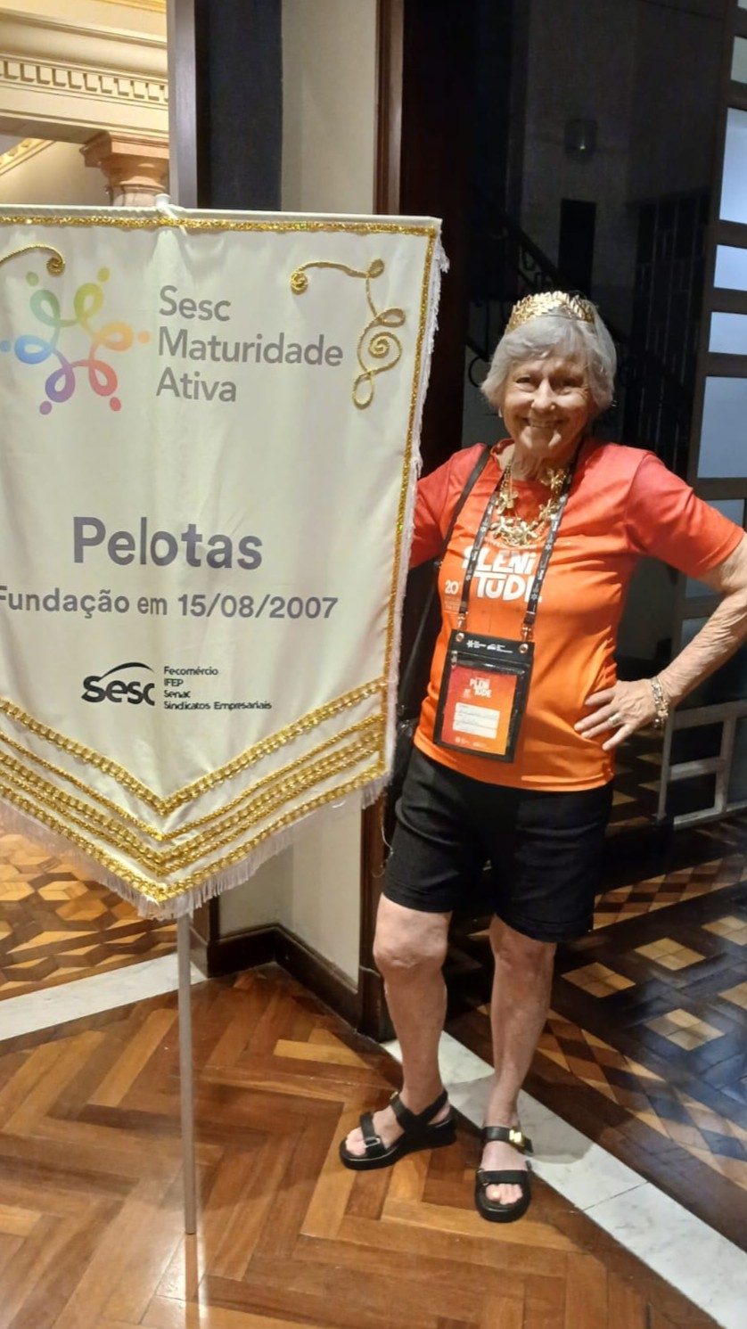 Lucia Ziemann Campos, participante do SESC Maturidade Ativa