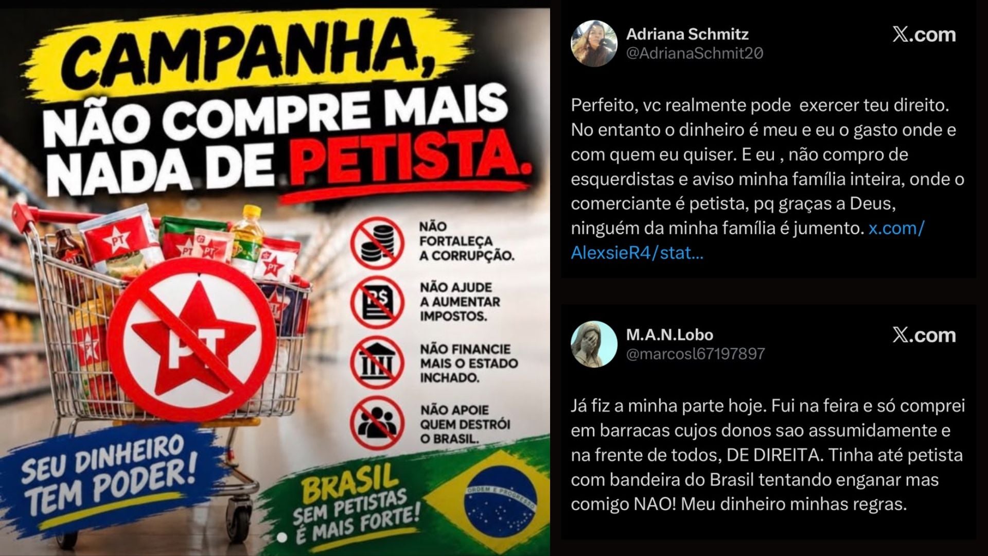 Bolsonaristas lançam movimento de boicote após resultado das Eleições